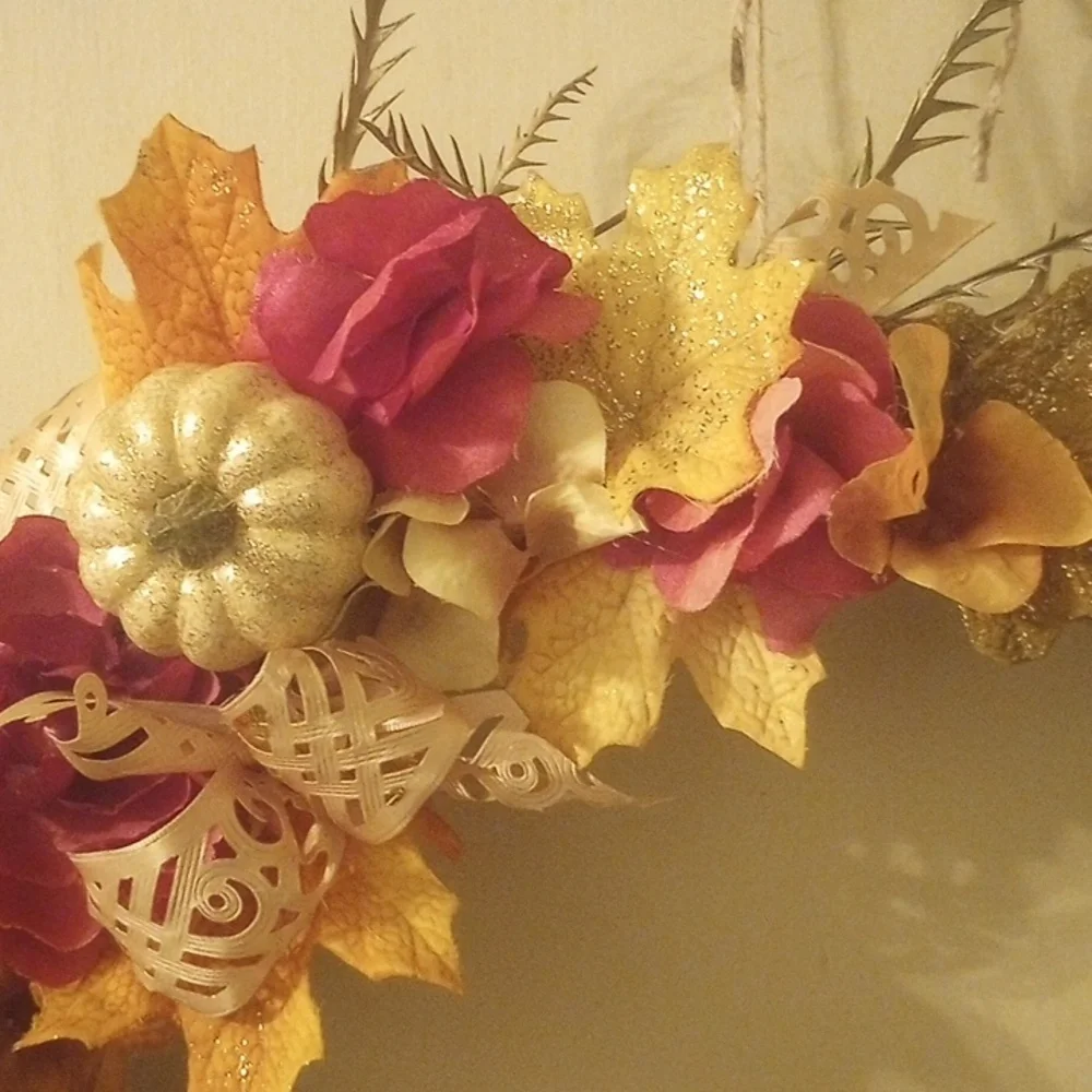 Fall artificial wreath